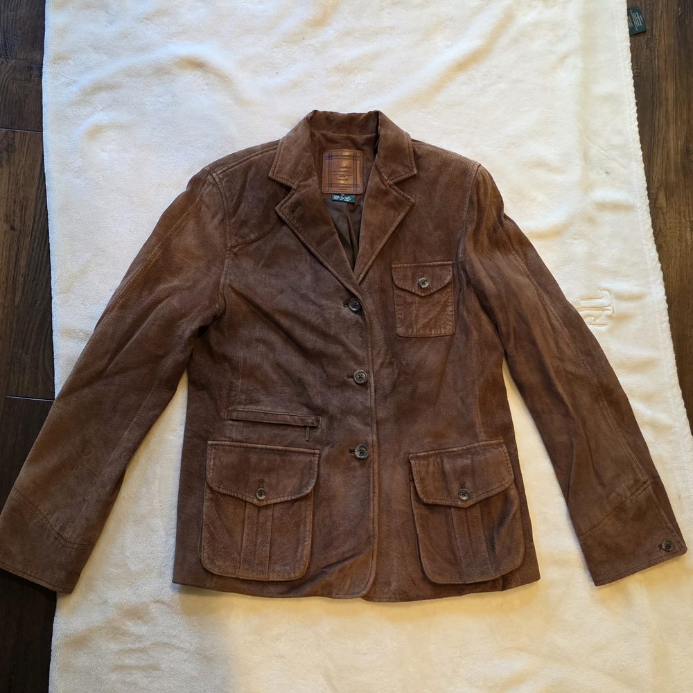 Brown Suede Women's Jacket